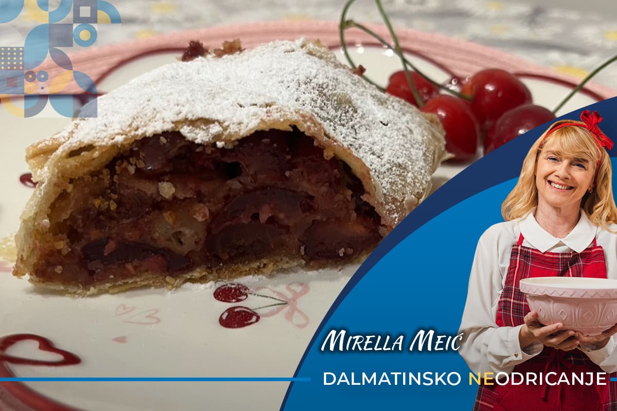 DALMATINSKO NEODRICANJE Najsočniji štrudel s trešnjama koji nestaje za čas: Jednostavan recept za ljetni desert iz snova