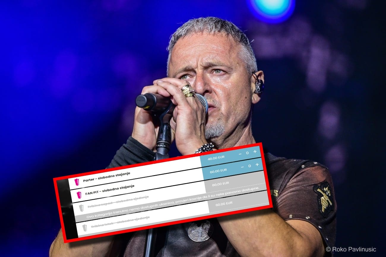 Provjerili smo kakvo je stanje s ulaznicama za Thompsonov koncert: cijene su skuplje, neka mjesta rasprodana već...