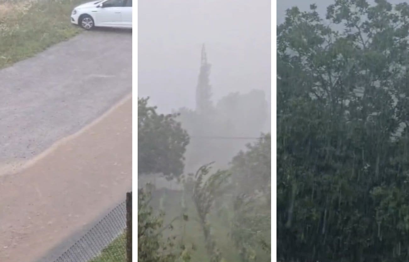VIDEO Jako grmljavinsko nevrijeme pogodilo dio Zagore: Pala tuča, neverini se šire Dalmacijom