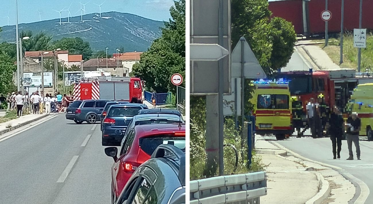 Jedna osoba ozlijeđena u prometnoj u Zagori, cesta zatvorena za sav promet
