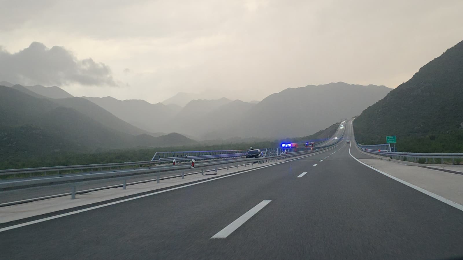 Prometna nesreća na A1 u Dalmaciji, uvedeno ograničenje brzine od 40 km/h