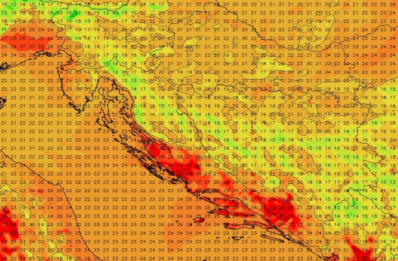 Planirate izlet ili kupanje u drugom dijelu tjedna? Ovo je detaljna prognoza za sljedeće dane