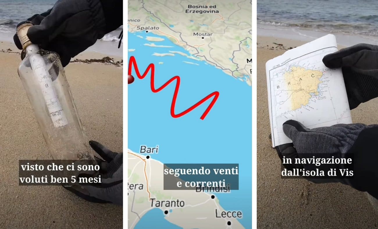 Pronašao bocu koja je doplutala u Italiju iz Hrvatske: Kada je otvorio, pojavila se cijela priča