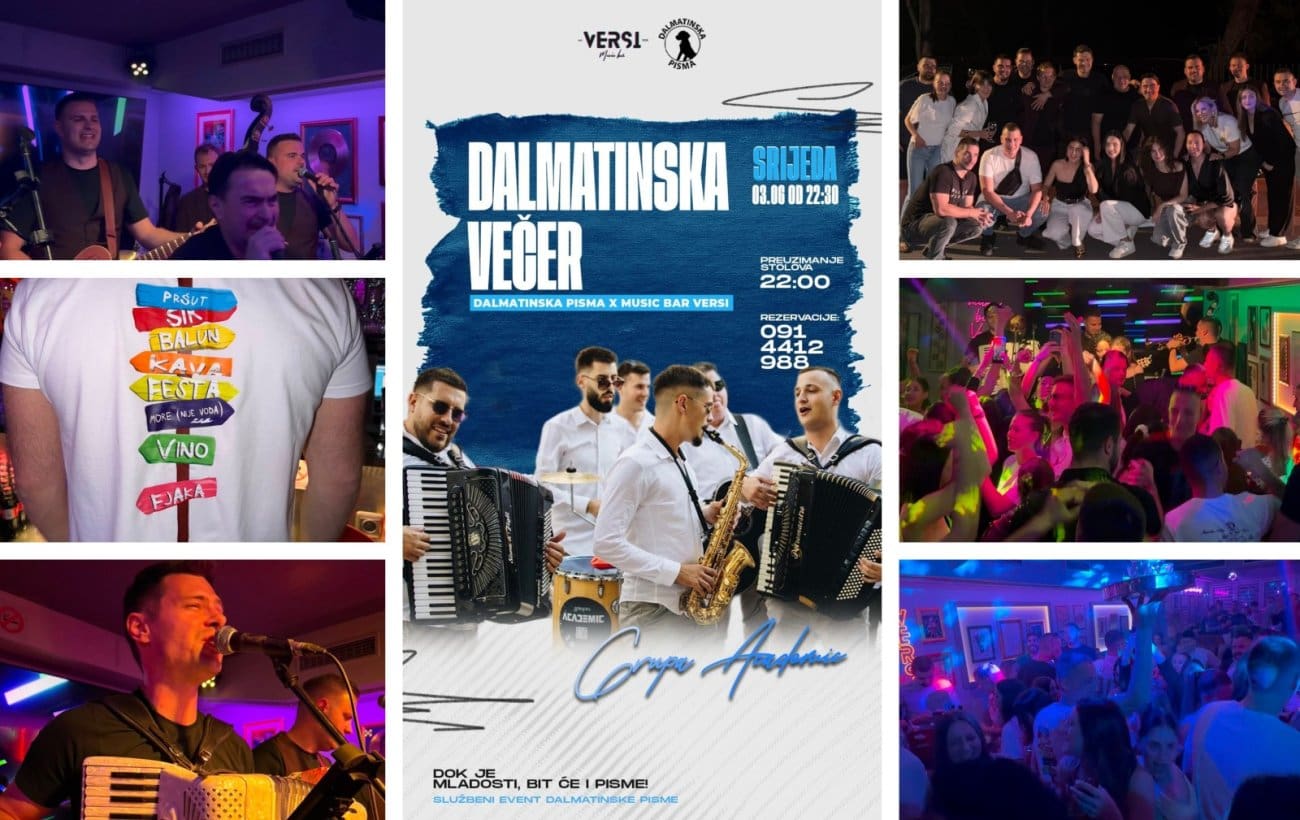 Splićani vraćaju dalmatinsku pismu! Prva večer u Versija je "gorila", a nastavak slijedi ove srijede